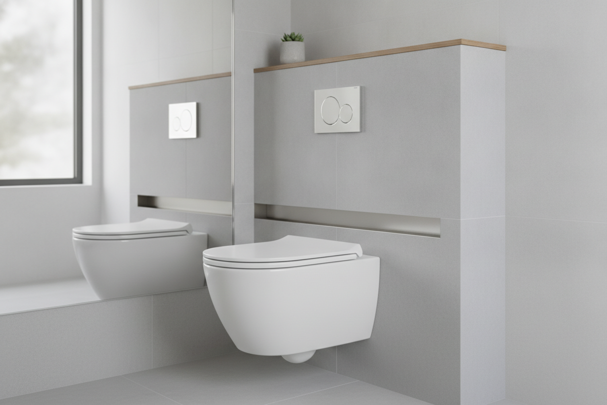 Guide til valg af væghængt toilet cisterne: Alt du skal vide